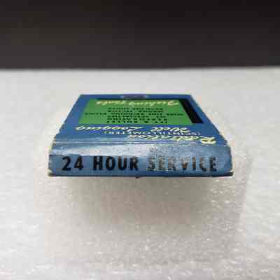 [Matchbook] McCullough Tool Co., Blue Green - Saddle: View of saddle