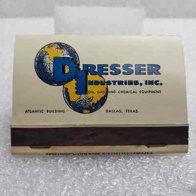 [Matchbook] Dresser Industries Inc., 40-Strike, White Blue Yellow