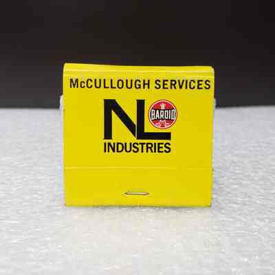 [Matchbook] McCullough Services/NL Industries, 30-strike, Yellow