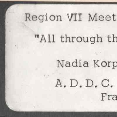 Scan of Accompanying Adhesive Label