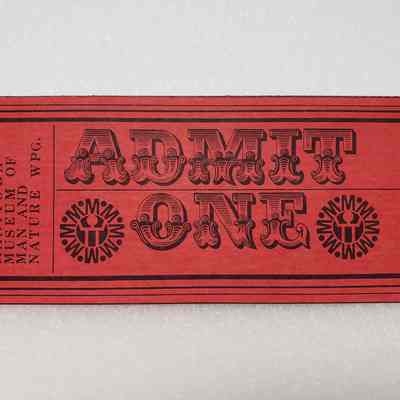 Admission Pass, Front