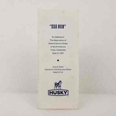 [Pamphlet] "High Noon", Association of Desk and Derrick Clubs, Tulsa Oklahoma, 8 September, 1972