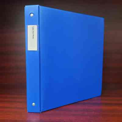 [Binder] Leduc Area Photos, Blue Plastic Binder