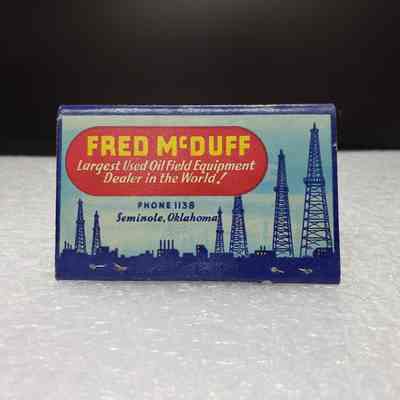 [Matchbook] Fred McDuff, 40-strike, Blue Red Yellow