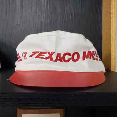 [Cap] Texaco Miles, White Red, Plastic Brim