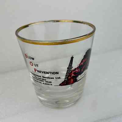 [Whisky Glass] Blow Out Prevention, Equipment Services Ltd., Edmonton, Glass