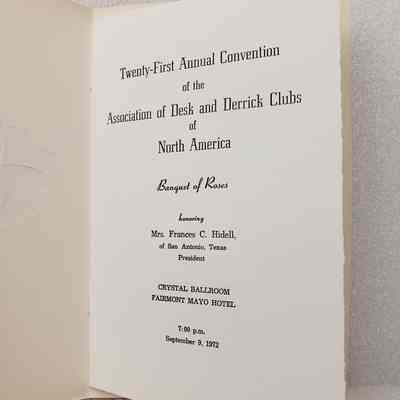 View of Programme, Interior Title Page