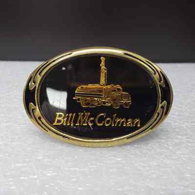 [Belt Buckle] Bill McColman, Black Gold Bronze