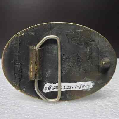 Bow Island Drilling, One Year Service, Antique-Bronze - Back: View of the back.