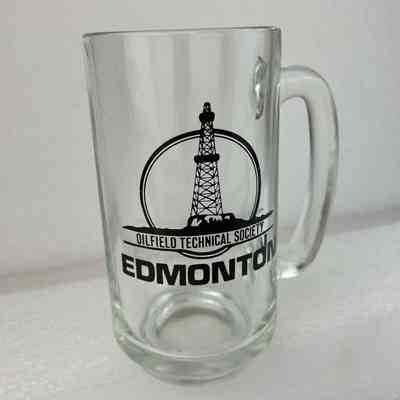[Tankard] Oilfield Technical Society, Edmonton, Glass, Black