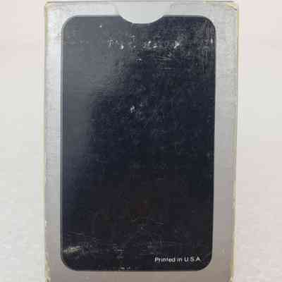 View of Playing Cards, In Box, Back