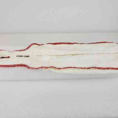 Angled Side View of Towel, Reverse.
