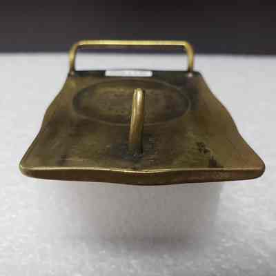 [Belt Buckle] Alberta Gold Well Services, Bronze - Hook: Close-up view if hook.