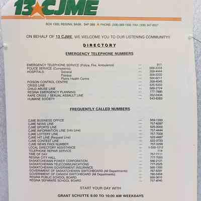 13 CJME Phone Directory: 2024.0.245.5
