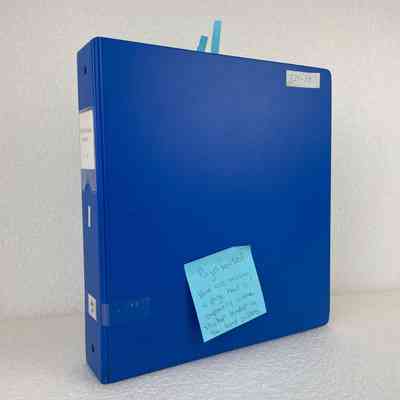 [Sticker Album] Binder, Blue, Assorted Oilfield Stickers, T-Z