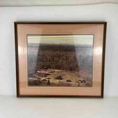 [Photo] Dirt Lot, Coloured, Framed, Wood