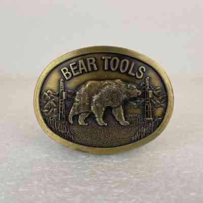 [Belt Buckle] Bear Tools, Antique-Bronze