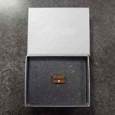 [Pin] Suncor Lapel Pin, 20 Years Gift, Gold w Diamond, In Box