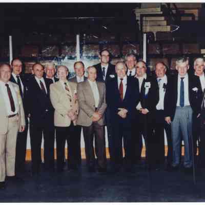 [ Photograph] Employees of McCullough Tool Co., Set of 2, April 1990 - Scan Copy #1: Scan of Copy #1