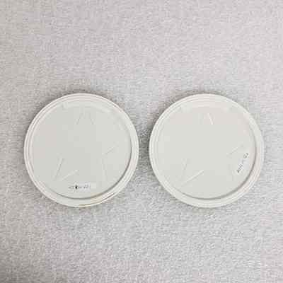 [Coaster] Texaco, Set of 2, White Red Green - Base: View of base, set of 2