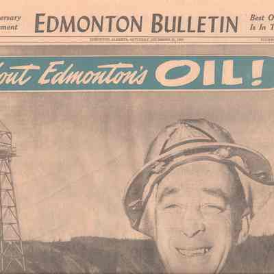 [Newspaper] "...About Edmonton's OIL!", Edmonton Bulletin, Saturday 30 December, 1960