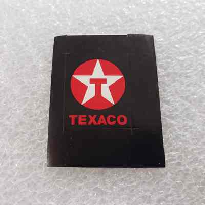 [Sticker] Texaco, Rectangle Black, 40x26mm