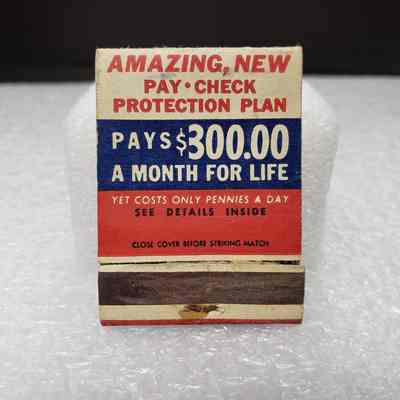 [Matchbook] Mutual of Omaha, 20-strike, Blue Red - Front: View of front cover