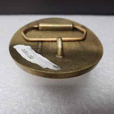 [Belt Buckle] Brelco Drilling Ltd., Antique-Bronze - Hook: Close-up view of the hook.