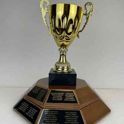 View of Trophy, Back
