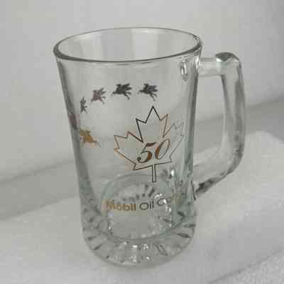 [Tankard] Mobil Oil Canada, 50, Glass, Gold