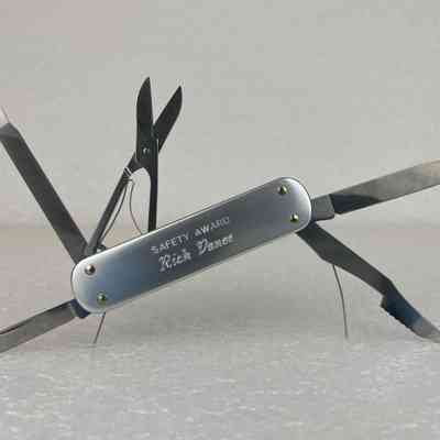 View of Pocket Knife, Open, Back