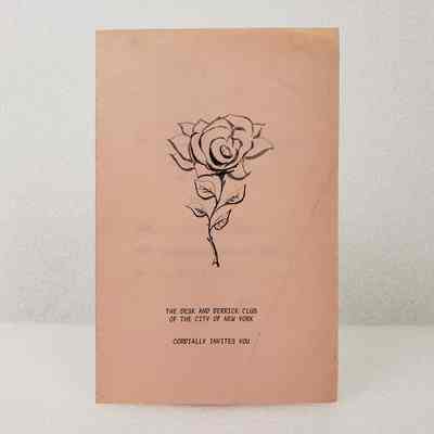 [Invitation] New York City Club "Open House", Association of Desk and Derrick Clubs, Tulsa Oklahoma, September, 1972
