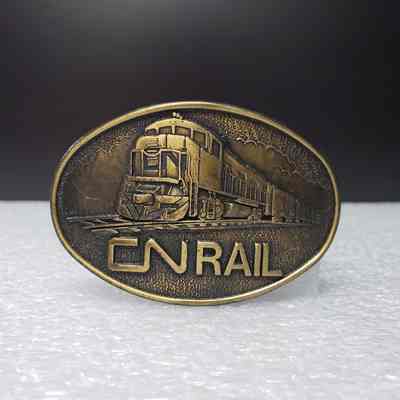 [Belt Buckle] CN Rail, Antique-Bonze
