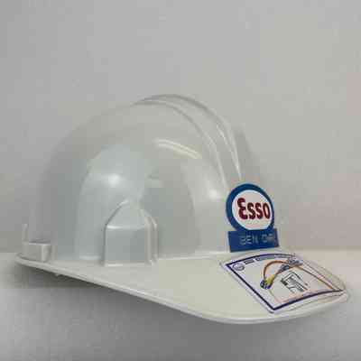 [Hard Hat] Esso, Ben Owre, Plastic, White