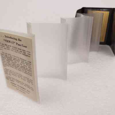 View of Cardholder, Unfolded
