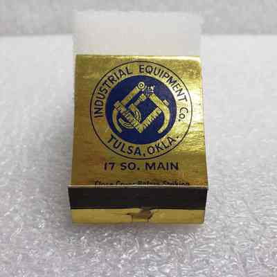 [Matchbook] Industrial Equipment Co., 20-Strike, Gold Navy