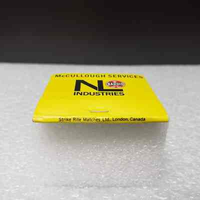 [Matchbook] McCullough Services/NL Industries, Yellow - Manumark: View of manumark