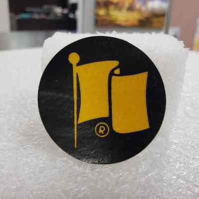 [Sticker] Round Flag, Set of 7, 47mm