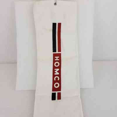View of Towel, Folded Straight, Left-side.