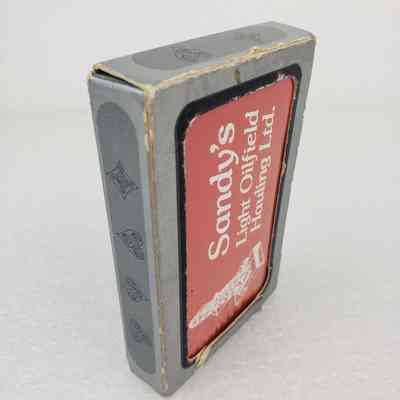 Angled View of Playing Cards, In Box