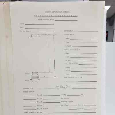 Texaco Production Tubing Report: 2024.15.1.5-15