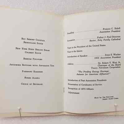 View of Programme, Interior Centre Pages
