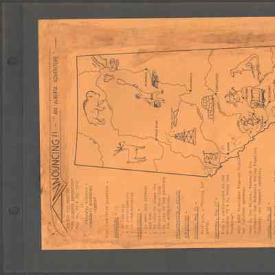 Scan of Scrapbook Page In Situ
