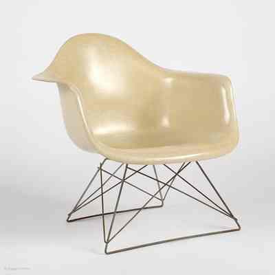 Fiberglass arm chair