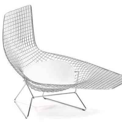 Asymmetric Wire Chaise