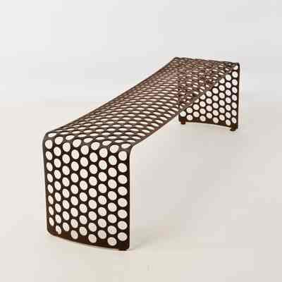 Oxyd Metal Bench by Xavier Lust