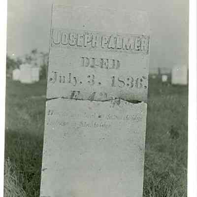 Joseph Palmer Headstone
