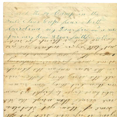 Correspondence from North Carolina -- Mar 1865
