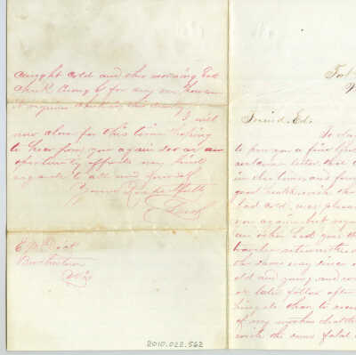 Correspondence to E. M. Dick from Leesh -- May 1875