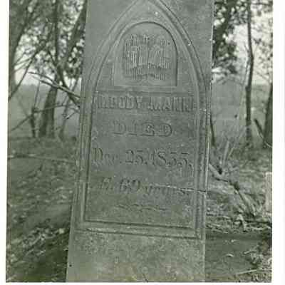 Moody Mann Headstone